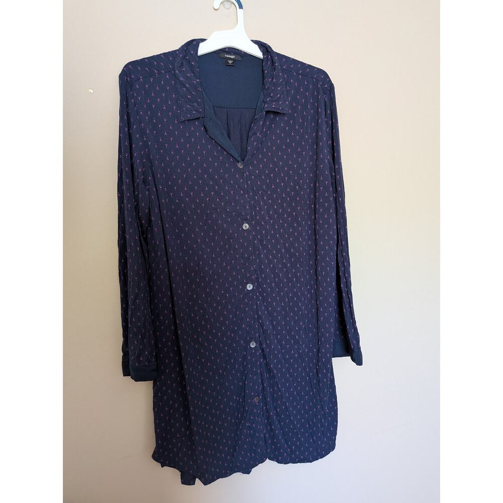 Midnight Blue Pattern NightGown